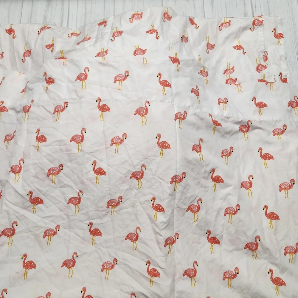 Pillowfort Sheet Set Pink Flamingos Twin Bed Size Microfiber Sheet Set F…